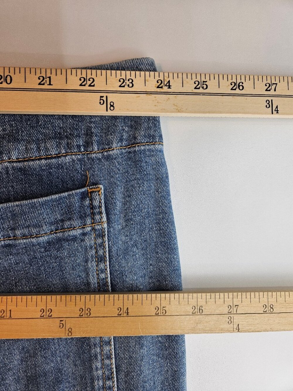 Anthro Pilcro The Skipper Crop Wide Leg Jeans Medium Wash Women's 26 High Rise - Picture 13 of 15